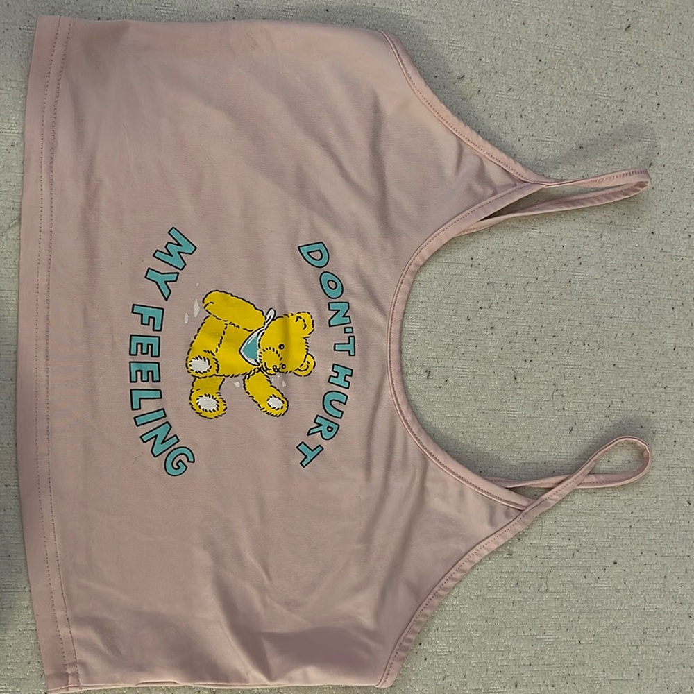 Baby Pink ‘Dont Hurt My Feelings’ Tank Top